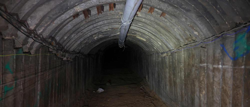 Der Eingang eines Hamas-Tunnels im Gazastreifen