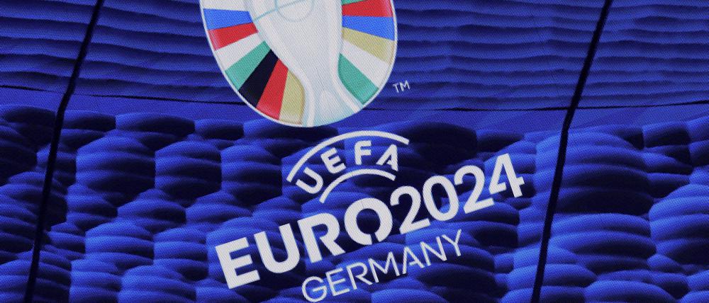 Das Logo der Euro 2024: Beim Ticketverkauf am Donnerstag kam es zu langen Wartezeiten. 