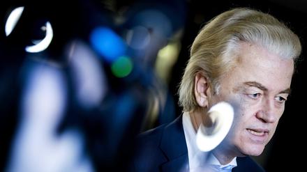 Der Rechtspopulist Geert Wilders ist enttäuscht von den gescheiterten Koalitionsverhandlungen. 