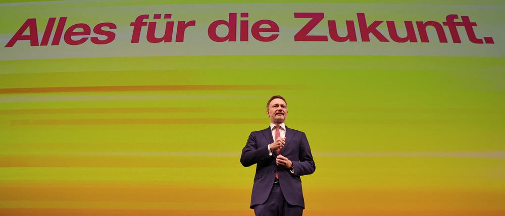 FDP-’Chef Christian Lindner beim Dreikönigstreffen der FDP in Stuttgart