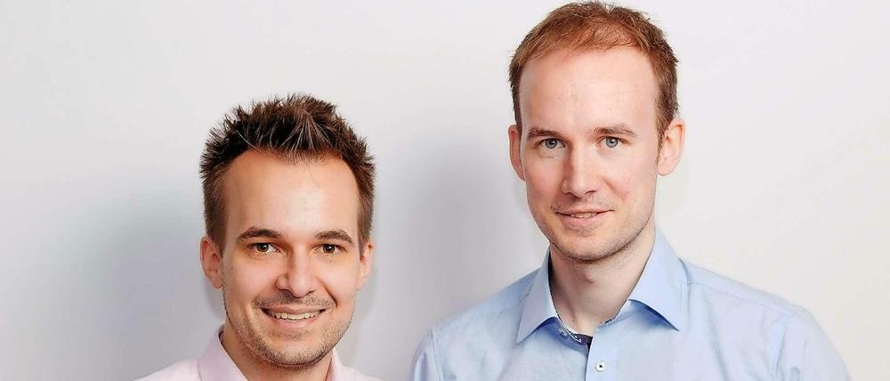 Das Geschwister-Gründerduo: Johannes (links) und Viktor Becher.