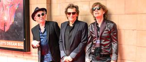 Heiter und entspannt: Keith Richards, Ronnie Wood und Mick Jagger beim Fototermin für die Kampagne zum Albuim „Hackney Diamonds“.