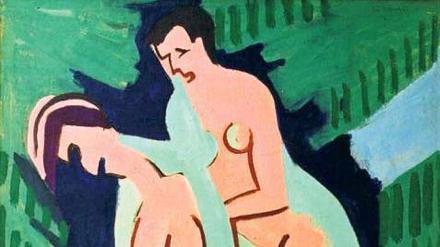 1928 malte Ernst Ludwig Kirchner seine "Spielenden Badenden" in sattgrüner Natur
