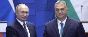 Russlands Präsident Wladimir Putin kommt der nationalistische Traum des ungarischen Premiers Viktor Orban gelegen.