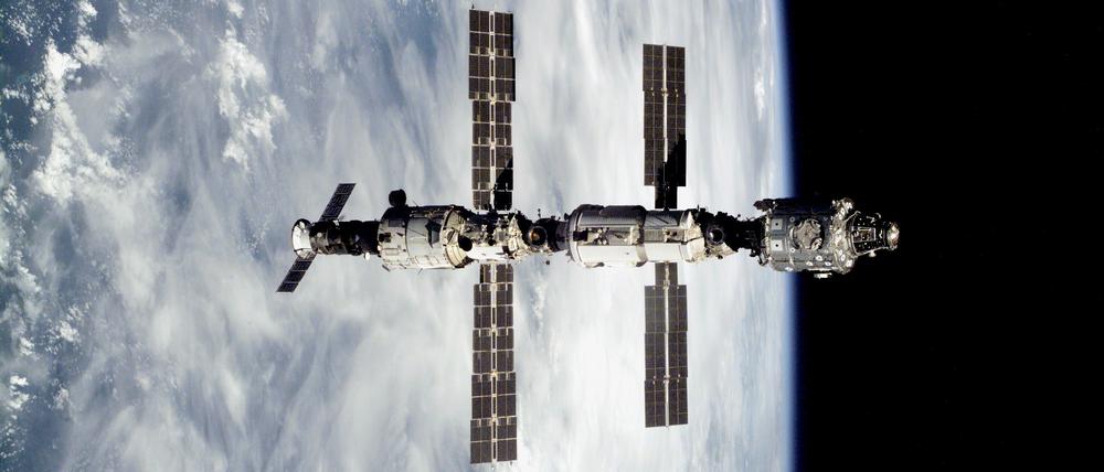 Die Raumstation ISS.