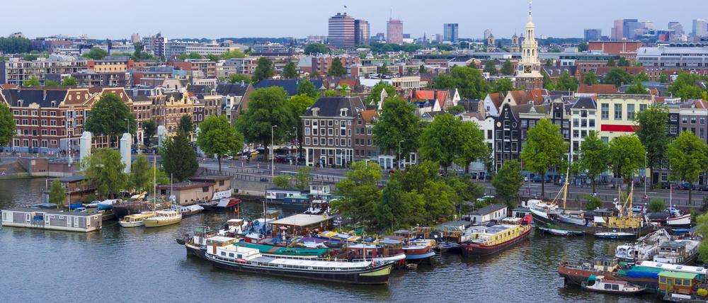 Amsterdam, die Hauptstadt der Niederlande