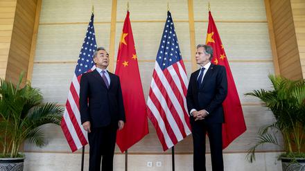 Erstmal auf Distanz: US-Außenminister Antony Blinken trifft am Sonntag nicht wie geplant seinen chinesischen Amtskollegen.