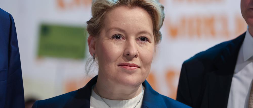 Franziska Giffey SPD, Senatorin für Wirtschaft, Energie und Betriebe von Berlin.