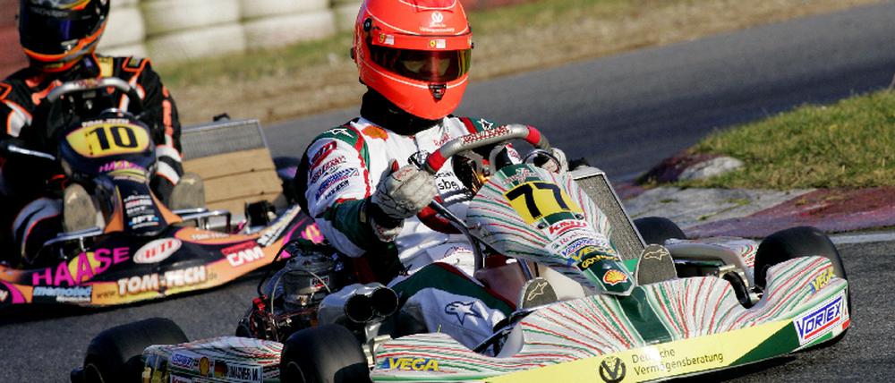 Kart-Rennen in Kerpen - Michael Schumacher