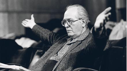 Komponist Olivier Messiaen, der Fotograf heißt Ralph Fassey