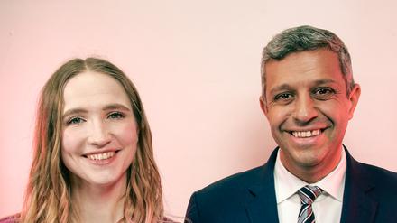 Raed Saleh und Luise Lehmann kandidieren gemeinsam für den SPD-Landesvorsitz in Berlin. 
