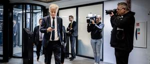 Der niederländische Wahlsieger und Rechtspopulist Geert Wilders. 