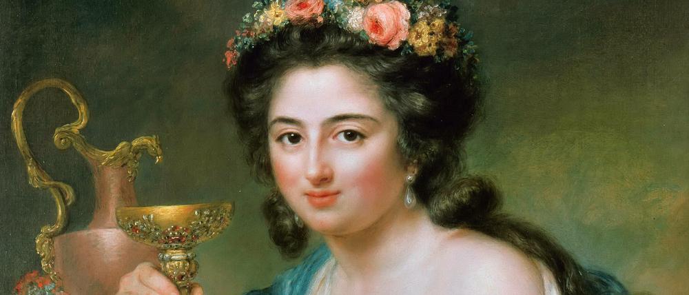 Mit 18 schon eine Institution. Henriette Herz (1764 - 1847) auf einem Gemälde von Anna Dorothea Lisiewska. 
