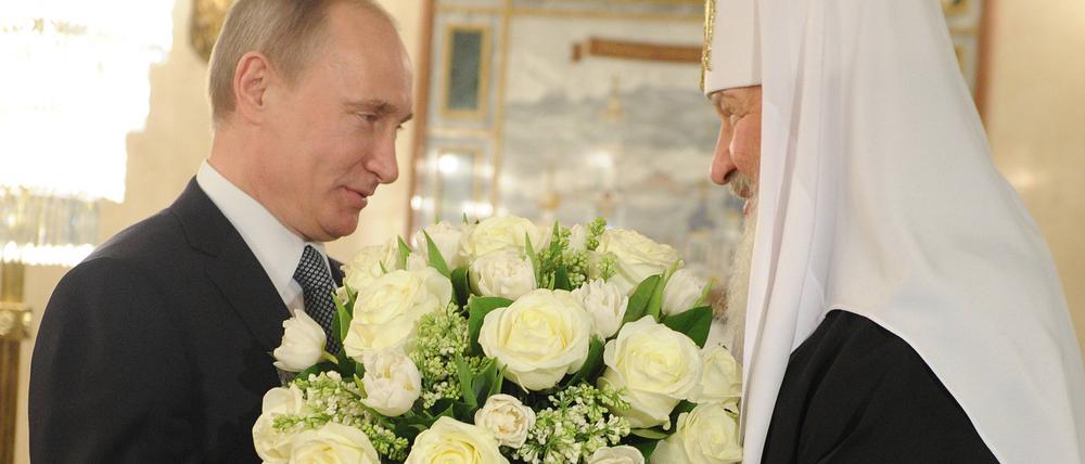 Wladimir Putin gibt sich christlich, wenn es seinen Interessen dient. 