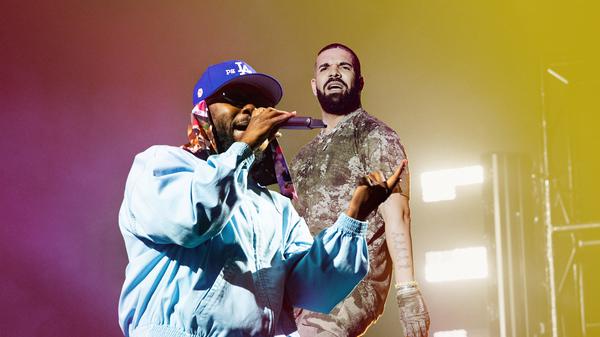 Kendrick Lamar und Drake.