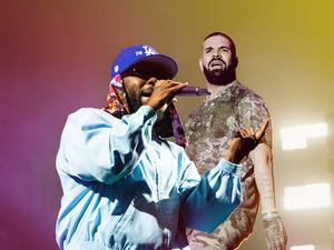 Kendrick Lamar und Drake.