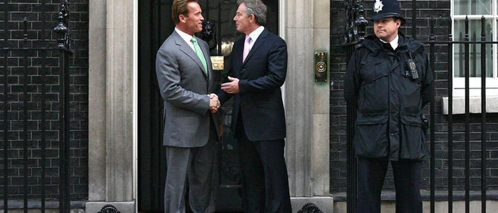 Schwarzenegger und Blair