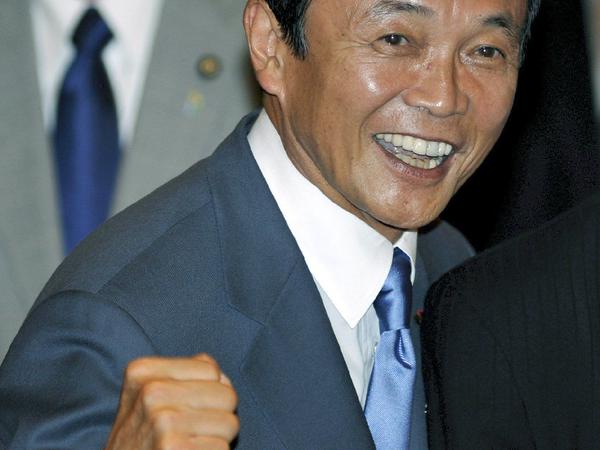 Taro Aso wird neuer Premier Japans