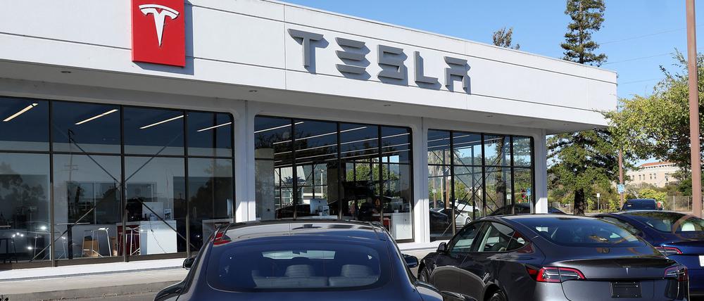 Tesla-Filiale im kalifornischen Corte Madera.
