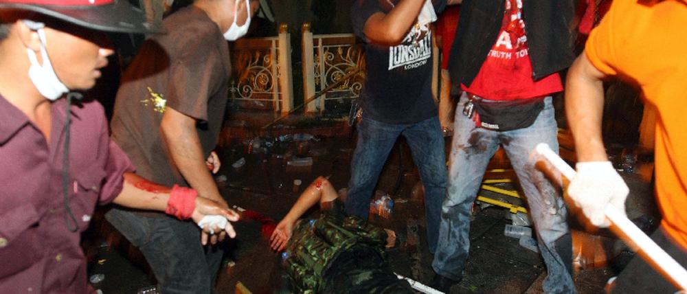 Tote bei Unruhen in Bangkok