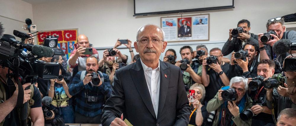 Kemal Kilicdaroglu fordert Präsident Erdogan heraus.