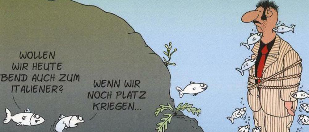 Schwarzer Humor: Einer von Steins Cartoons.