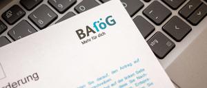Bafög-Antrag. Die Förderung soll „einfacher und noch digitaler“ werden.