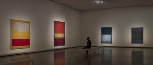 Vue d’installation de l’exposition Mark Rothko
