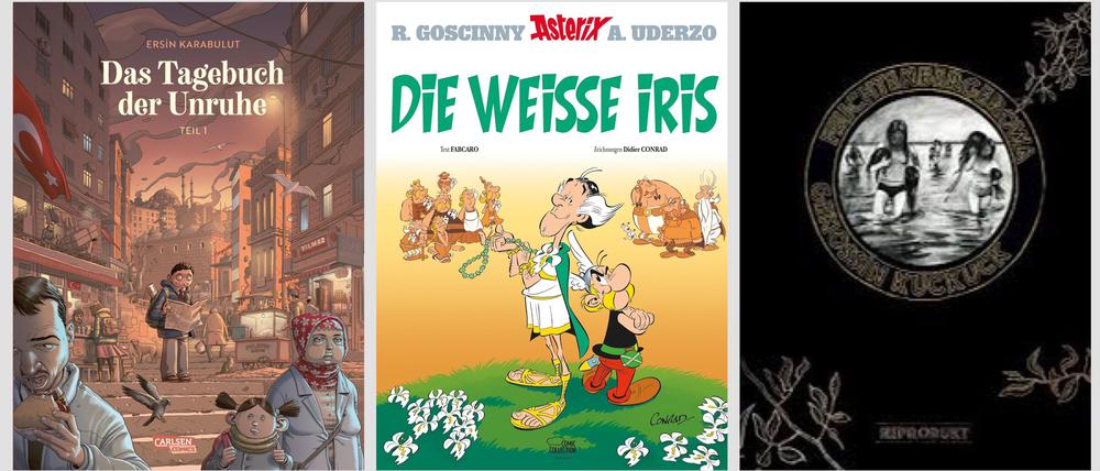 Einige der Comics, die auf der Frankfurter Buchmesse 2023 präsentiert werden.