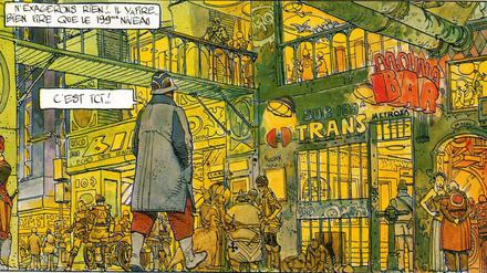 Vorbild für den Look von "Blade Runner": "The Long Tomorrow" von Moebius.