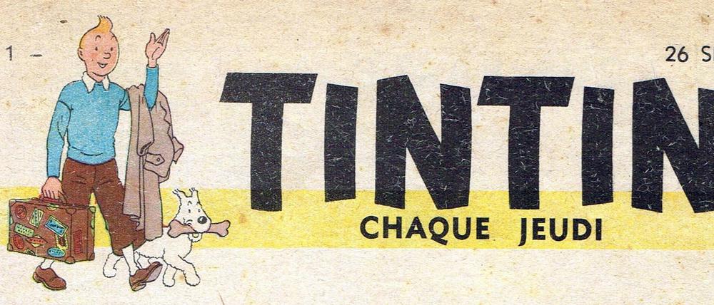 Alte Bekannte: Tim und Struppi auf dem Cover der ersten Ausgabe der Zeitschrift "Tintin" am 26. September 1946.