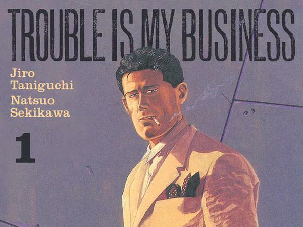 Anzahlung: Der erste Band der deutschen Ausgabe v on "Trouble is my Business".