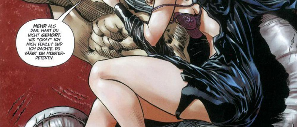 Wer hat hier die Hosen an? In der aktuellen "Catwoman"-Serie von Judd Winick und Guillem March spielt auch Batman eine Rolle. 