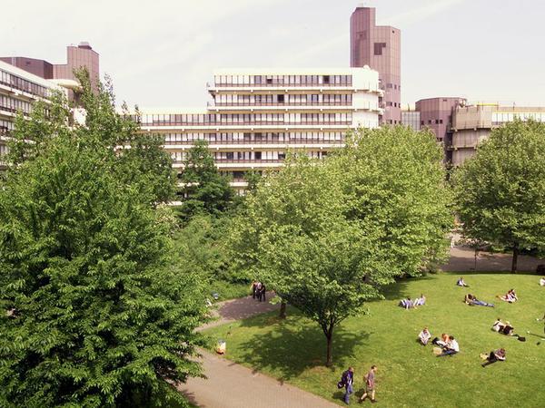 Schauplatz der Auseinandersetzung: der Campus der Universität Duisburg-Essen. 