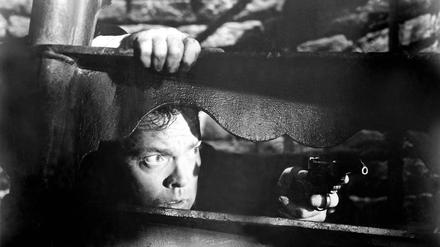 Leichte Paranaoia. Orson Welles in Carol Reeds Thriller "Der dritte Mann" (1949).