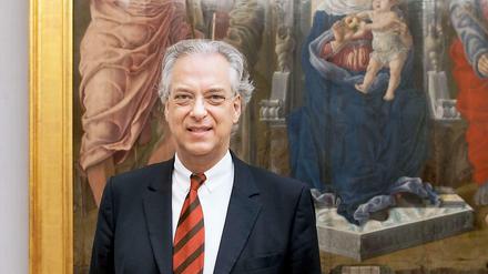 Der General übernimmt die Gemäldegalerie: Michael Eissenhauer im Botticelli-Raum des Museums am Kulturforum.