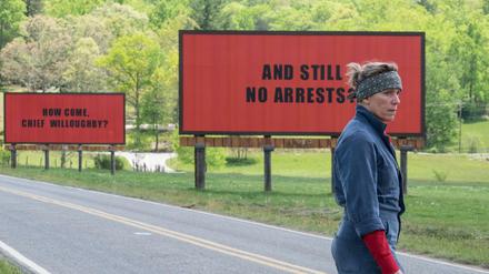 Der Film "Three Billboards outside Ebbing, Missouri" mit Frances McDormand wurde in Toronto zum Sieger gekürt.