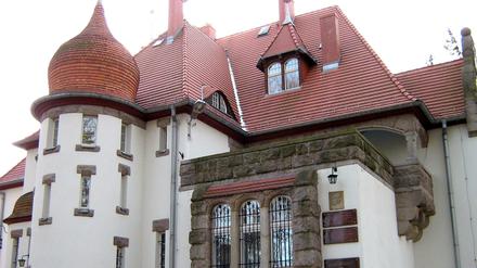Die Villa Wiesenstein nahe Jagniatkow (früher Agnetendorf) in Polen, wo Gerhart Hauptmann bis zu seinem Tod lebte.