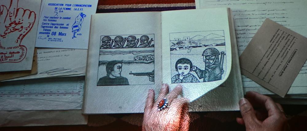 Broschüre mit antisemitischen Darstellungen von 1988. So ist sie bei der Documenta ausgelegt.