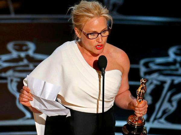 Patricia Arquette hat den Oscar als beste Nebendarstellerin bekommen. 