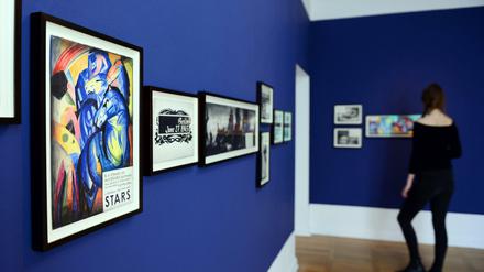 Die Ausstellung "Missing. Der Turm der blauen Pferde by Franz Marc" im Haus am Waldsee beschäftigt sich mit dem Geheimnis um den Verbleib von Marcs berühmten Gemälde.