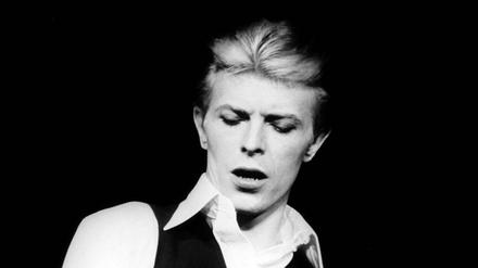 David Bowie bei einem Konzert in London