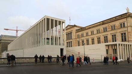Die James-Simon-Galerie, das neue Eingangsgebäude der Berliner Museumsinsel.