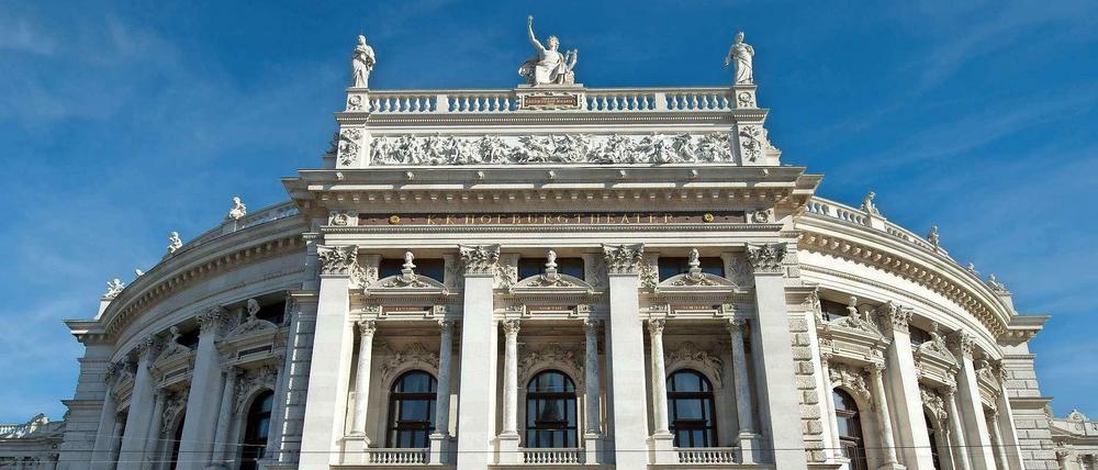 Das Burgtheater Wien, in dem Klocks Stück "Die Froschfotzenfabrik" 2011 aufgeführt wurde.