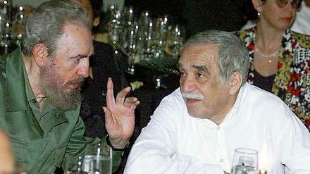 Gabriel Marcía Márquez war bekennender Sozialist und Freund von Fidel Castro. Hier ein Bild aus dem Jahr 2000.