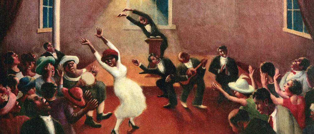 Kraft durch Glauben in der Pariser Ausstellung "Color of Line": Archibald J. Motley, „Zungen (Heilige Sänger)“, 1919