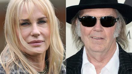 Daryl Hannah und Neil Young.