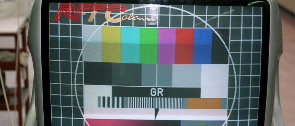 So schön kann Technik sein: ein von der Rundfunk-Fernseh-Telekommunikation AG in Staßfurt produzierter Fernseher, designed von Colani.