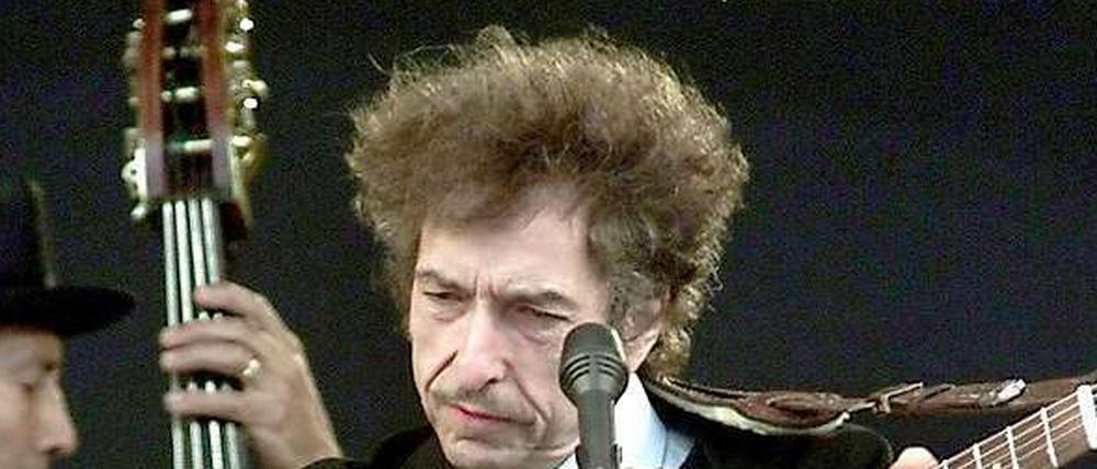 Bob Dylan, der Poet mit der Gitarre.