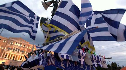 Griechische Flaggen